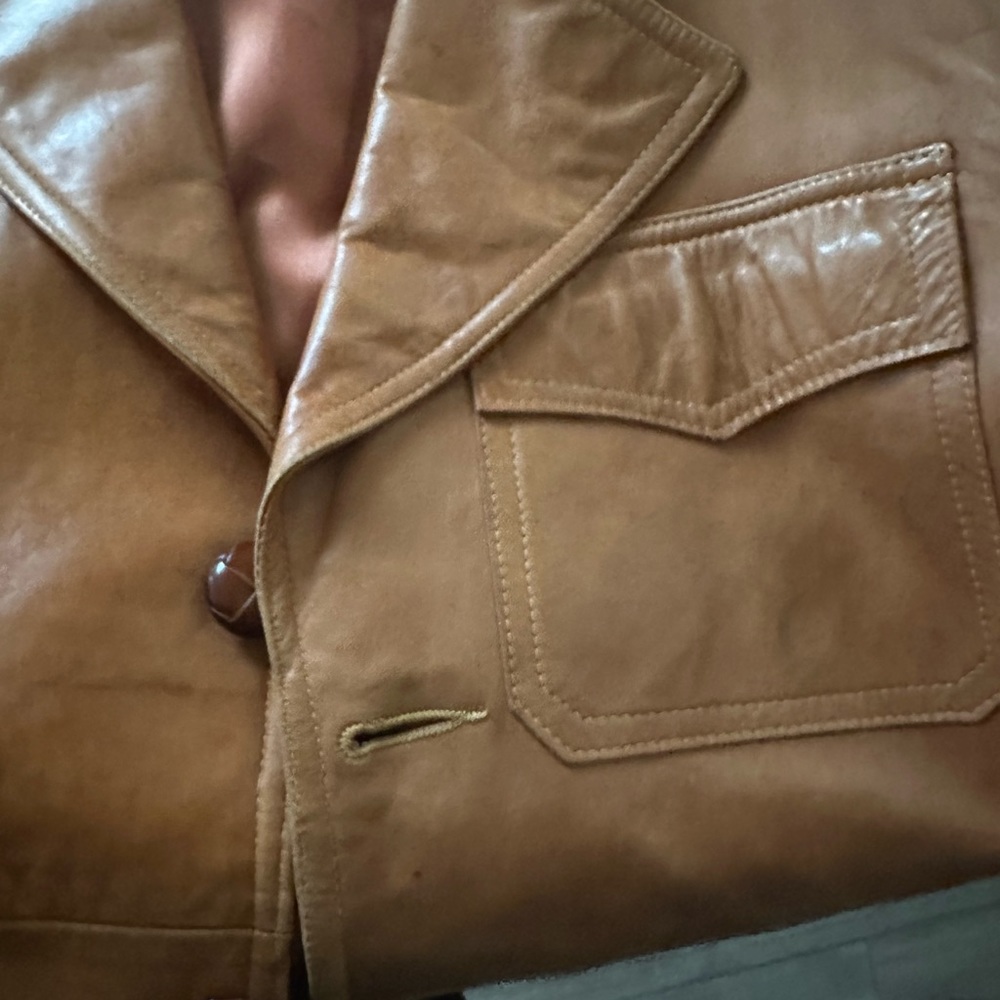 Vintage Golden State leather jacket - Picture 4 of 4